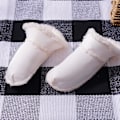 Miniatyrbild 5 av 11: CUIKOSAER Vintertofflor Foder Plysch Päls Tofflor Foder Slip-in, Innersulor för Crocs Tofflor Ersättning, Vit Pälsinsats, Varma Hustomtar Fleece White 35-36