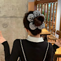 Miniatyrbild 10 av 11: Vit spetsfylld svamp kolon scrunchie fransk huvudbonad F5T3 E7C6 U7V7 V7X4 C 1pcs