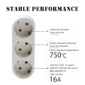 Miniatyrbild 9 av 11: Ström Standardkontakt Adapter Uttag Konvertering 250V Väg 3 Uttag - 1 √ 16A F3C1