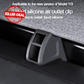 Miniatyrbild 8 av 11: För Tesla Model 3 Highland Y Launch 2025 Luftfräschare Silikonadapter Clip Doft Luftventil P7e0 2pcs One size