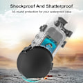 Miniatyrbild 5 av 11: Vattentätt Stöttåligt Fodral Linsskydd Silikonskydd för Insta360 X4 Z3 red for Insta360 X4