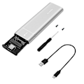 Miniatyrbild 1 av 11: M.2 NVMe SSD-kapsling USB 3.1 Gen 2 till NVMe PCI-E M.2 Drive SSD Hårddisk Ny sliver NVME