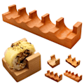 Miniatyrbild 3 av 11: Sushi Taco-hållare i trä, U-formad Sashimi-tallrik, Sushi Hand Roll-hållare Sushi Display Rack Serveringsbricka, Sushi Serveringsbräda Taco Display S three-compartment 1pcs