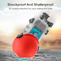 Miniatyrbild 3 av 11: Vattentätt Stöttåligt Fodral Linsskydd Silikonskydd för Insta360 X4 Z3 red for Insta360 X4