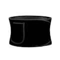 Miniatyrbild 11 av 11: Svett Sauna Bälte Midjebälten GXO Black One size