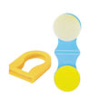 Miniatyrbild 1 av 11: Hårkrita Flickor Present Temporär Färg Kit Tvättbar Hårkrita Färg P2A1 yellow One size