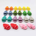 Miniatyrbild 6 av 11: 1Par Mini Shark Slipper Silikon Pet Hamster Hedgehog Skor Kul pink S
