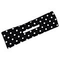 Miniatyrbild 1 av 11: Kvinnor Lazy Hair Curler Magic Bun Maker Styling DonutBow Band Former Twist ♤♤ black polka dots one-size