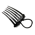 Miniatyrbild 1 av 11: Bandette Kam, Bandette Kam med Elastiskt Band, Hästsvans UP K9B2 Bump it M2M0 blackA one-size 2pcs