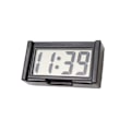 Miniatyrbild 1 av 11: Digital bilklocka för instrumentbräda - Liten LED-klocka självhäftande mini-klocka för fordon Black One size