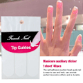 Miniatyrbild 2 av 11: 1-pack (48 st) Fransk Manikyr Nagelkonst Tips Form Guide Bästa Schablon USN DIY UK