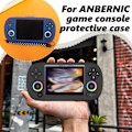 Miniatyrbild 3 av 11: för Anbernic RG40xx H Skyddsfodral Stöttåligt skydd Handhållen R9 Black 1pcs