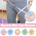 Miniatyrbild 4 av 11: Macaron Mini måttband Infällbar söt tecknad mått T pink 1pcs