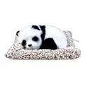 Miniatyrbild 1 av 11: Bildekoration Instrumentbräda Simulerad Panda Bil Interiör Dekoration Lukt Docka Display Absorberande S1Q2 black and white A one-size