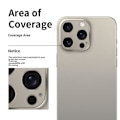 Miniatyrbild 11 av 11: Kameraskydd i metall för iPhone 16 Pro/Pro Max, linsskydd i legering Gold for iPhone 16 pro and  pro max