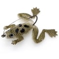 Miniatyrbild 3 av 10: 3D-ögon Fiskedrag Vevbeten Groda Mjuka redskap Beteskrokar Fi green B