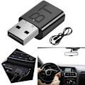 Miniatyrbild 7 av 11: USB Bluetooth 5.0 Sändare Mottagare, Mini Ljudadapter, USB Bluetooth Bil 5.0 Mottagare Sändare Bluetooth
