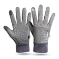 Miniatyrbild 10 av 11: Vinter Varma Handskar Termiska Vindtäta Skidhandskar för Kallt Väder еъ ш' >н I8 J7V7 Heather Grey One size