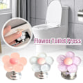 Miniatyrbild 9 av 11: Blomformad Toalett Tryckknapp Toalettspolknapp Ny Härlig Hjälpreda E5N2 pink 1PC