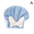 Miniatyrbild 1 av 11: Superabsorberande hårhandduksinpackning för vått hår, mikrofiberhår Dr blue 1pcs