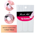 Miniatyrbild 8 av 11: 1-pack (48 st) Fransk Manikyr Nagelkonst Tips Form Guide Bästa Schablon USN DIY UK