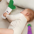 Miniatyrbild 7 av 11: Baby Handhållen Ring Docka Baby Lugnande Handgrepp Rep Sovande T banana 1pcs