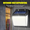 Miniatyrbild 7 av 11: Solarlampor Utomhus Trädgård Hem Super Stark Kropp Led Gatutrappa Vattentät Belysning Q1w6 Warm light 1pcs