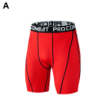 Miniatyrbild 1 av 11: Kompressionsbyxor Sportshorts Elastiska män Snabbtorkande Breat red XL
