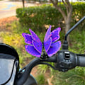 Miniatyrbild 8 av 11: Fjäril 3D Fjäril Bildekoration Elcykeldekor Blå B Style 2 1pc