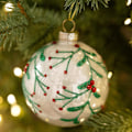 Miniatyrbild 2 av 11: Julgranskulor i glas 8cm Julkulor Julgransprydnad Kulor Butiksfönster M3P1 A 1pcs