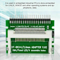 Miniatyrbild 3 av 11: CF Compact Flash-kort till 2.5\" 44-Pin IDE Laptop PC π✨ д} с Adapter F9U3 W1V8