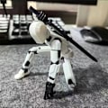Miniatyrbild 5 av 11: 3D-utskrift DIY Pussel Dekompression Lyckliga 13 Full Leksak Mobil Soldat Block Docka Byggled G5e9 white one-size