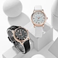 Miniatyrbild 11 av 11: Nytt Mode Casual Dam Quartz Klocka PU Läder Färg Armband Flicka Urtavla Klocka Studentpresenter O0X5 Red One size