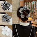 Miniatyrbild 4 av 11: Vit spetsfylld svamp kolon scrunchie fransk huvudbonad F5T3 E7C6 U7V7 V7X4 C 1pcs