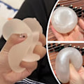 Miniatyrbild 8 av 11: Maltossirap Dekompressionsboll TPR Maltosboll Avslappningsboll Dekompression frosted clear onesize