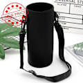 Miniatyrbild 9 av 11: 420ml-1500ml Vattenflaskväskor Hållare Tumbler Fodral Hållare Väska Muggskydd Tumbler Ärmar Hållare E9N9 blackE 1500ml