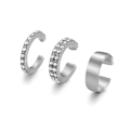 Miniatyrbild 1 av 11: 3st/set Dam Legering Örhänge Öronmudd Brosk Icke U4U7 W2I5 V3N1 ∫σ R6C4 Silvery A