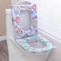 Miniatyrbild 8 av 11: Tecknad Toalettsits Kudde Vattentät Tvättfri Sits Hushåll ⌒ Allmänt W0 M9I1 A 1PC