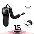 Miniatyrbild 2 av 11: Billaddare Snabbladdare Typ C Micro USB Laddning För iPhone 15 Pro Max /Android