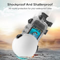 Miniatyrbild 4 av 11: Vattentätt Stöttåligt Fodral Linsskydd Silikonskydd för Insta360 X4 Z3 red for Insta360 X4