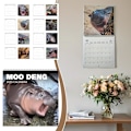 Miniatyrbild 3 av 11: Moo Deng Kalender, Roliga Hippo Väggkalendrar, 2025 Moo Kalendrar Deng 'AU.