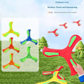 Miniatyrbild 10 av 11: Boomerang Självlysande Flygande TeFat Mjuk Återvinningsbar för Barn Yellow 1pcs