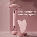 Miniatyrbild 5 av 11: Roller för Ansikte Hals Öga Harts Ansiktsmassage Instrument Hälsovård Scrapi V4E7 White double-ended roller 40g