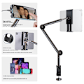 Miniatyrbild 6 av 11: 360° Roterande Lång Arm Skrivbord Säng Telefonhållare Ställ Lazy Mount Tablet T3V8 L2P2