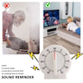 Miniatyrbild 5 av 11: Minut Timer Mekanisk Manuell Matlagnings Timer Urverk varm White 1pcs