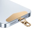 Miniatyrbild 1 av 11: 360° Roterbart Mobilskal Hängande Rep Fäst För Mobiltelefon Packning C7G7 gold 1pcs