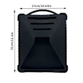 Miniatyrbild 2 av 11: Skyddande Silikonfodral för StarLink Mini Satellitdisk Fullständigt Skydd Varm Gray 1set
