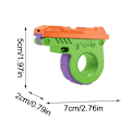 Miniatyrbild 2 av 11: 3D Barn Rättika Simulering Revolver Visselpipa Press Leksak Dekompression D9M5 orange one-size