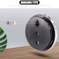 Miniatyrbild 8 av 11: Termometer Mini Hygrometer Analog Luftfuktighet Rumsklimat Ne Utomhus-Inomhus C9C3 silver green One-size