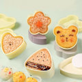 Miniatyrbild 6 av 11: Risform för barn Bento Triangel Sushi Form Gör-det-själv Onigiri Form Japanska Bento Tång Tillbehör Q5u4 B 6pcs